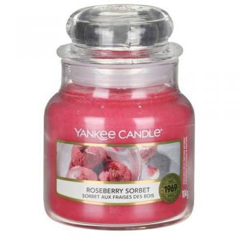 Yankee Candle 104g - Roseberry Sorbet - Housewarmer Duftkerze kleines Glas